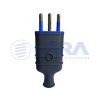 ENCHUFE DOMICILIARIO MACHO VOLANTE 2P+T 250V 10A - Imagen 3